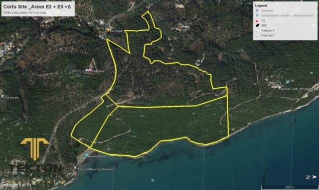 (Προς Πώληση) Αξιοποιήσιμη Γη Έκταση || Ν. Κέρκυρας/Κασσιόπη - 326.900 τ.μ, 29.500.000€ 